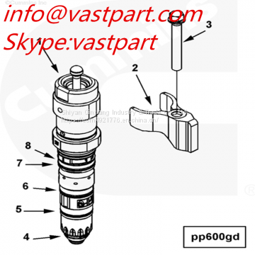 Cummins  QSK45 QSK45 QSK60 Fuel Injector  4088427 4087893 4326780 4001813