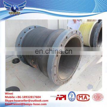 flexible dredge rubber sleeve sand discharge hose/suction hose