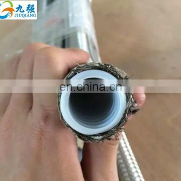 stainless steel 304 braided viton hose / teflon hose with high temperature resistance