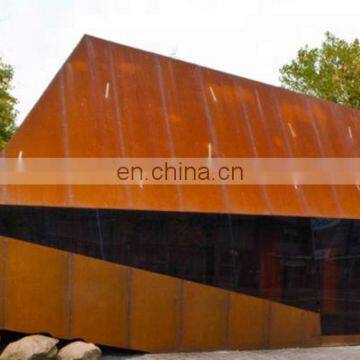 Corten Steel Wall Cladding for China Building S235J2W