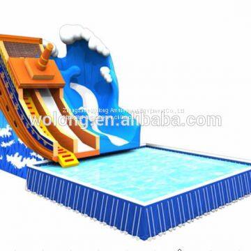 swimming pool slide fiberglass water slide for sale