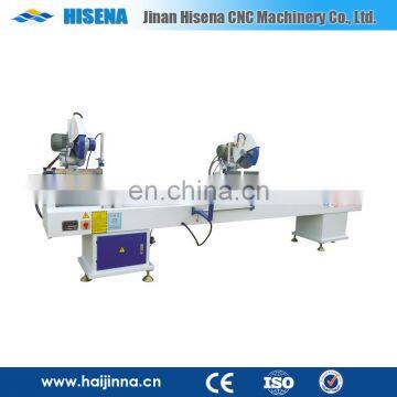 LJZ02 -3500 PVC window cutting machine / double head cutting saw for upvc window