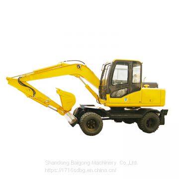 DLS880-9A 8 Tons Wheeled Hydraulic High-quality and Stable Performance Excavator photo-2
