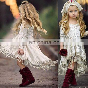 2019 Easter Day Dress Summer Girls Ear Moon Print Dresses Kids Party Dresses Princess Dresses photo-2