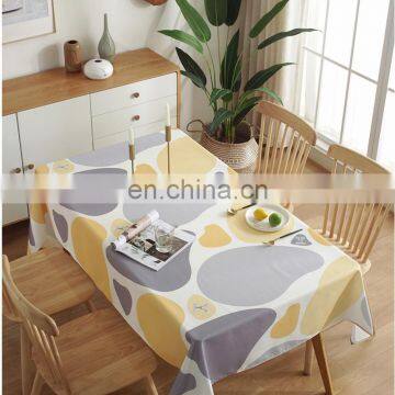 China Factory Waterproof Non Slip Clear Tablecloth Dining Table Cover photo-4