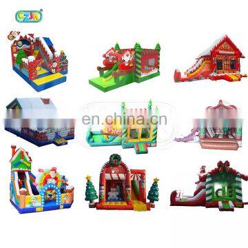 Christmas Inflatable Jumper Bouncer Jumping Bouncy Castle Bounce House