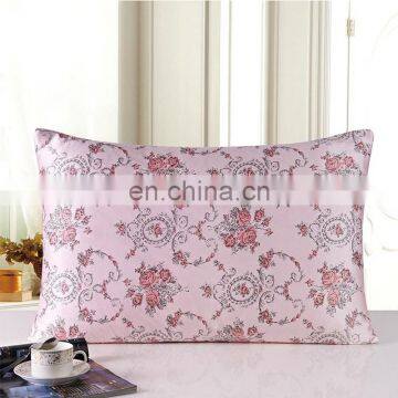 16mm 20*30 Inch Printed Satin Double Side 100% Pure Silk Pillow Case 100% Mulberry With Invisible Zipper For Home Hotel Decor photo-5