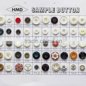 High quality chalk polyester buttons for garments