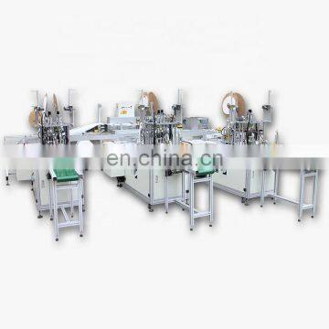 Semi Auto Sergical Non Woven Ear Loop 3ply Face Mask Making Machine photo-6