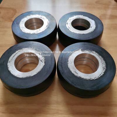 Production and Supply of Rubber Coated Roller Iron Core Coated Rubber Roller Can be Customized photo-5