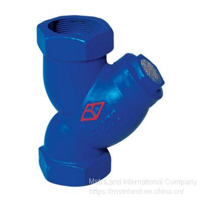 Mstnland Y-TYPE INTERNAL THREAD CAST IRON PIPELINE FILTER