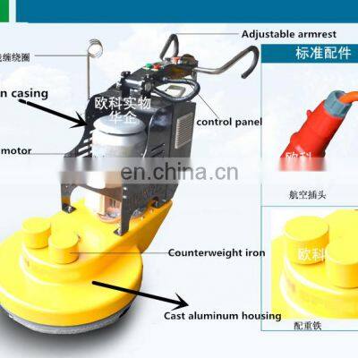 CE ISO 24 Hours After-sale Service Available 20 Inch High Speed Concrete Floor Polishing Machine With Grinding Grits for Sale photo-4