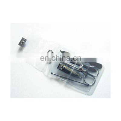 5Pcs/Set Stainless Steel Nail Set For Manicure Kit Drill Care Set Manicure Pedicure Electric Scissors Tweezer Knife Ear Pick photo-4