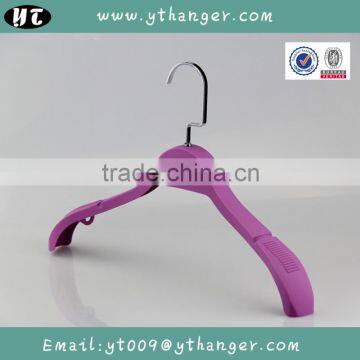 HA6970 Fashionable Purple Rubber Coating Custom Branded Coat Hanger Supplier's Choice