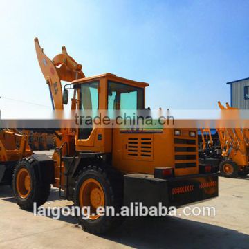 mini log wood grapple 2.5t chinese small front end loader