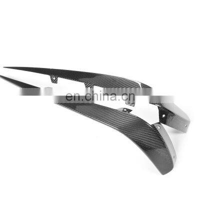 B Style Carbon Fiber Front Bumper Fins for Mercedes Benz CLS-Class W218 CLS63 AMG 2015-2017 photo-2