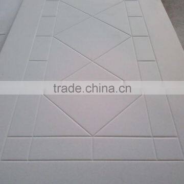 Solid White Cultured Marble Shower Panels, Shower Surround, Tub Surround photo-5