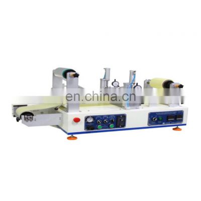 Calibration Stickers Hot Melt Coating Equipment Continuous Hot Melt Adhesive Coating and Laminating Test Machine