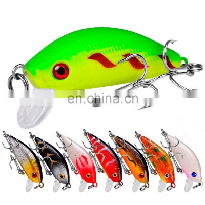 2021 new design minnow lure 5cm/3.6g with inner ball Amazon hot sales floating Minnow lure