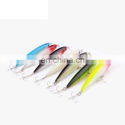 POP 11.5cm/13.5g 7 colors 3D eyes AD-sharp treble hook carbon steel 2X class strength minnow fishing lure