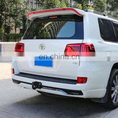 Car Accessories ABS Plastic Car Back Spoiler Brake Light With LED Car Rear Spoiler for Land Cruiser 200 photo-5