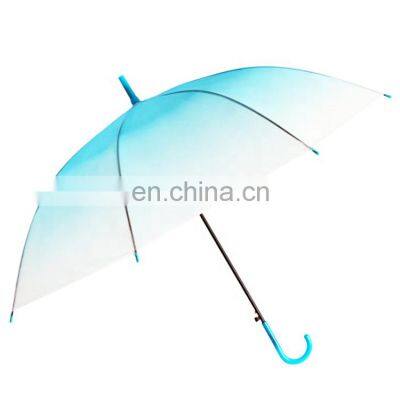 Cheap Promotional Fashion Umbrella Transparent with Logo