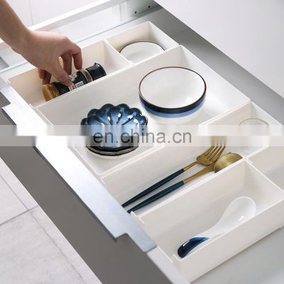 Plastic Kitchen Drawer Organizer Storage Organizer for Bedroom Dresser Bathroom