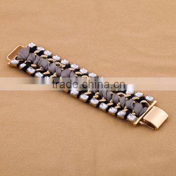 C89154A European Women Woven Bracelet/wholesale Women Wrist Jewelry photo-2