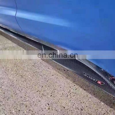 Runde Car Modification Carbon Fiber Front Lip Rear Lip Side Skirt Spoiler For Porsche Taycan Turbo Modify Mansory Style Body Kit photo-4