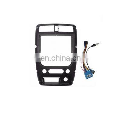 Car Large Screen Frame For 2007-2016 Jimny Car Navigation GPS DVD Modified Decorative Panel Frame With Power Cable