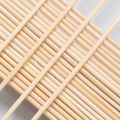 Eco-friendly Disposable Natural round bamboo skewer china supplier bamboo sticks 1/2 inch for sale