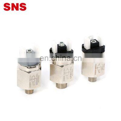 SNS Pneumatic QPM QPF series normally open normally closed adjustable air pressure control switch