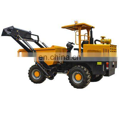 FCY50 full hydraulic earth transfer site dumper for constructed with self loading bucket