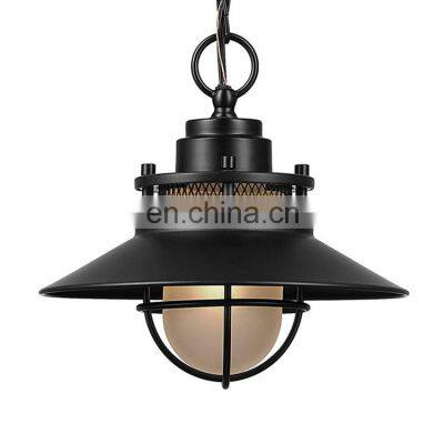 Hot sale Industrial Loft style Vintage Edison bulb Iron Black Pendant lamps