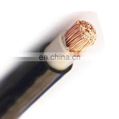 450/750V High Flexible Copper Conductor Rubber Sheath H0fr Welding Cable 3awg 10 Awg Gauge Black Welding Cable