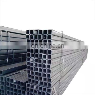 2 inch x 2 inch 2.5 inch square steel pipe hollow 2020 gi tubos de acero galvanizado cuadrado 50 mm rectangular tuberias