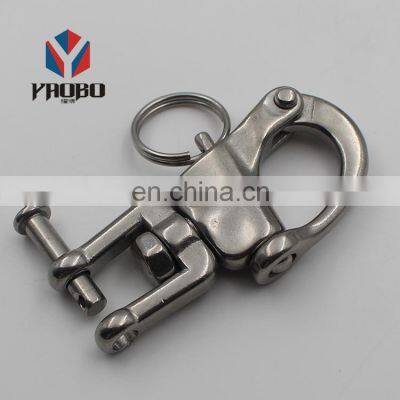 Sailing Boat Stainless Steel Quick Release Captive Pin Jaw Eye Shackle Bail Rigging Clip Clevis Jaw Swivel Snap Shackle photo-4