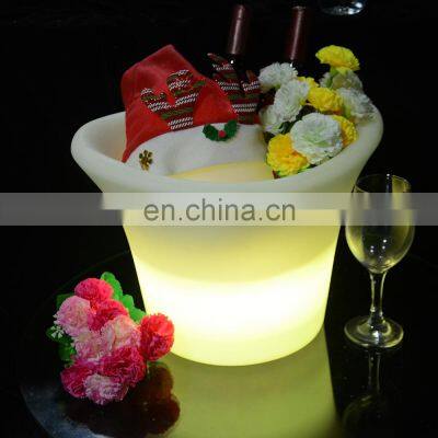 LED Ice Bucket Multiple Capacity High quality Bar Light Champagne Wine Drinks Beer Bucket KTV Nightclub Portable LED ice bucket