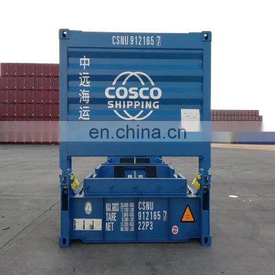 China Flat Rack Container Manufacture Supplier Collapsible Fixed flat rack container with best quality