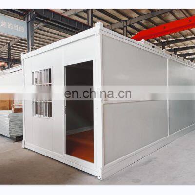 Stackable prefab Australia expandable foldable container 2 bedroom house 3 in 1 shelter granny flat foldable house