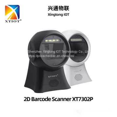 XT7302P Codabar Datamatrix Cigarette Supermarket Scanner Barcode Camera Omnidirectional Barcode Scanner Omni 2D