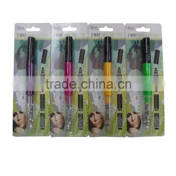 3 Ways Nail Art Pen/Nail Polish Pen/Nail Drawing Pen with nail polish & Glitter / Sticker                        
                                                Quality Choice