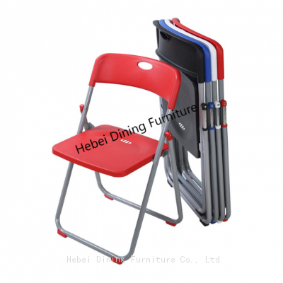 Dining Furniture Blow Molded Plastic Seat With Plastic Leg Ends Chairs Folding Plastic Chair photo-5