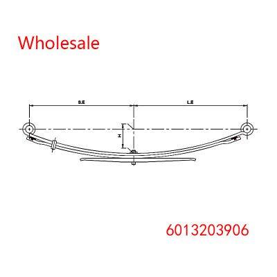 6013203906 Medium Duty Vehicle Rear Wheel Spring Arm Wholesale For Mercedes Benz photo-2