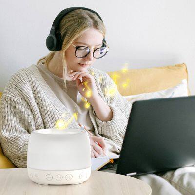 5 Auto off Timer 7 Colors Nursery Night Light for Baby Sleep Sounds 2 in 1 White Noise Machine photo-6