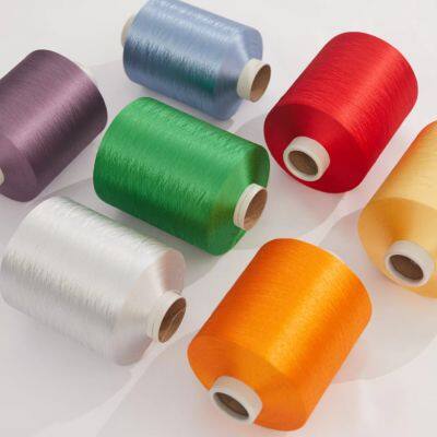 Polyester Textured Yarn Dope Dyed DTY 150D 300D