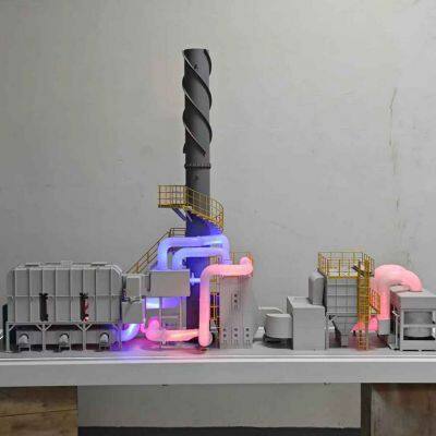 Customized Manufacturer of Sand Table Model for Exhaust Gas Treatment