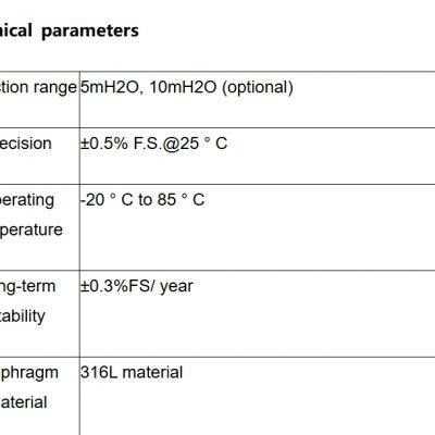 Low Power Consumption Submersible Level Sensor With 433Mhz LORA Communication Open API Secondary Development Support photo-3