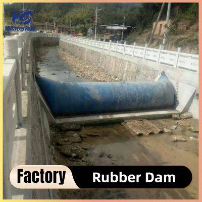 Rubber Weir Replacement System, Inflatable Dam for River Flow Regulation and Water Conservation photo-4