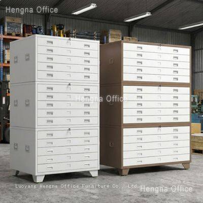 Abschließbares Kunststudioschrank für Drucke JUNTUO01rh Professionelle Archivstahlflachdateien für Kunstwerke photo-5